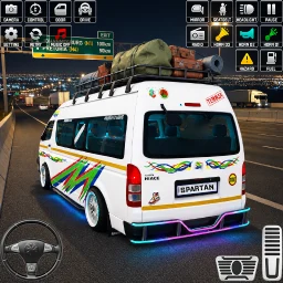 Van Driver Simulator Bus Games 图标